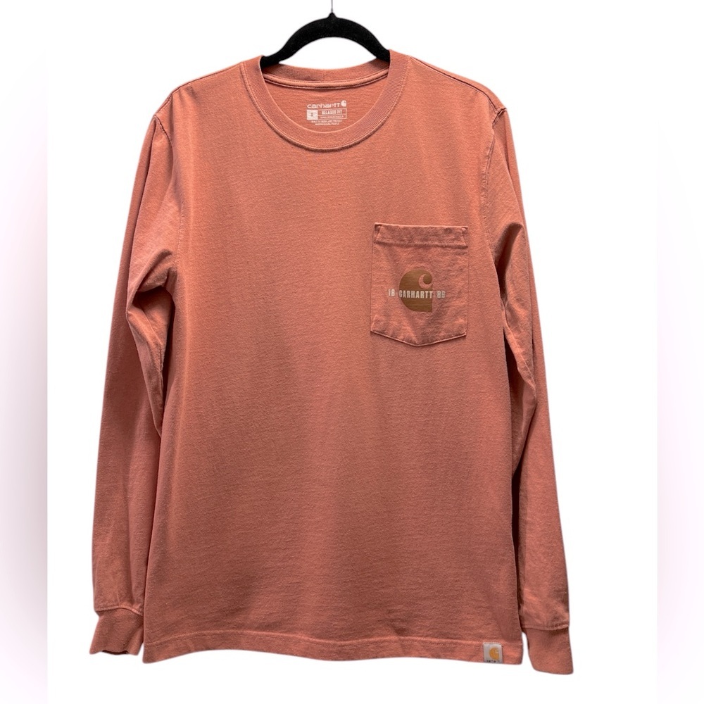 Carhartt Men’s 1889 Long Sleeve Heavyweight Relaxed Fit T-Shirt- Size S